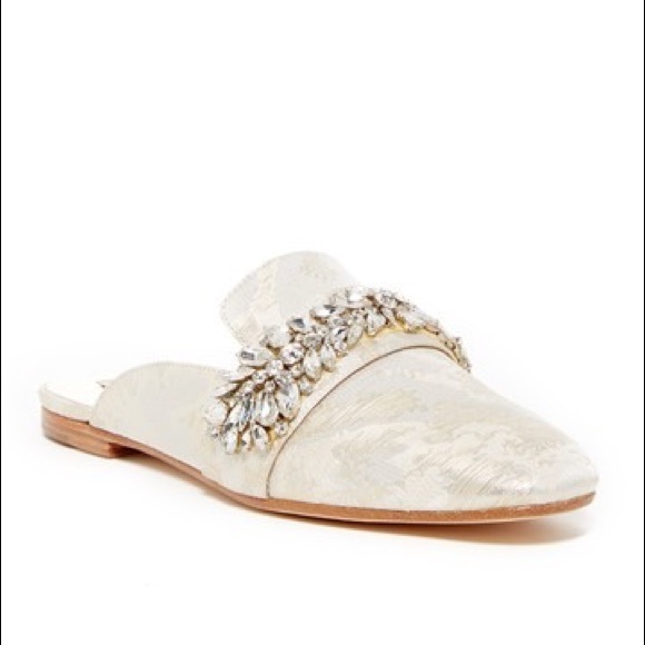 Badgley Mischka 'Kana' Embellished Mule Loafer